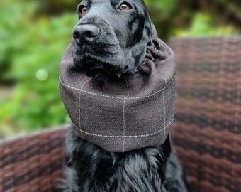 Redgranate snood for cocker spaniel, cocker spaniel snood, dog hat, cocker coat, winter snood,