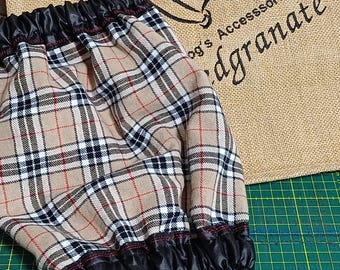 Waterproof Greyhound Snood, Flannel Cotton, Cold Weather Dog Accessory