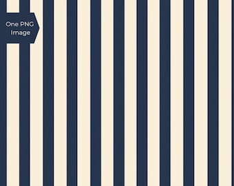 Navy Blue Cream Vertical Stripe Background PNG