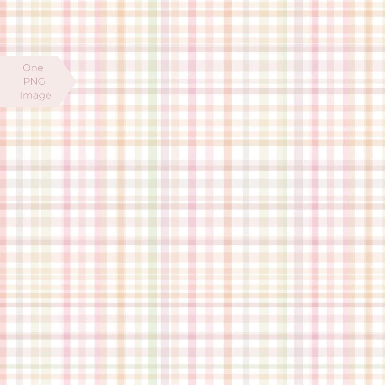 Spring Plaid Pastel Watercolor PNG Background - Etsy