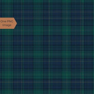 Fondo PNG de papelería clásica masculina con estampado de cuadros escoceses verde y azul marino
