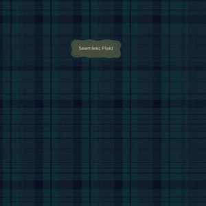 Seamless Tartan Plaid Navy Blue Forest Green Digital Download PNG
