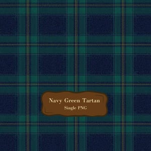 Fondo clásico atemporal PNG de tartán a cuadros verde azulado