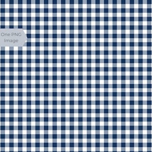 May include: A seamless pattern featuring a classic blue and white gingham check design. The pattern consists of evenly spaced squares, creating a grid-like appearance. The text "One PNG Image" is in the upper left corner.