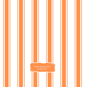 May include: A digital graphic pattern featuring vertical orange stripes on a white background. Centered in the lower portion is an orange rounded rectangular label containing the white text Stripe Background Single PNG.
