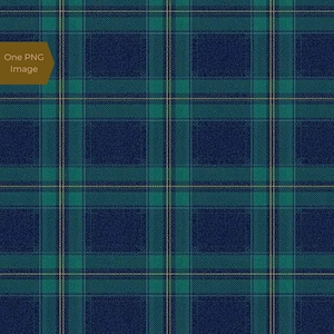 Tartan Plaid Navy Green PNG Classic Timeless Background