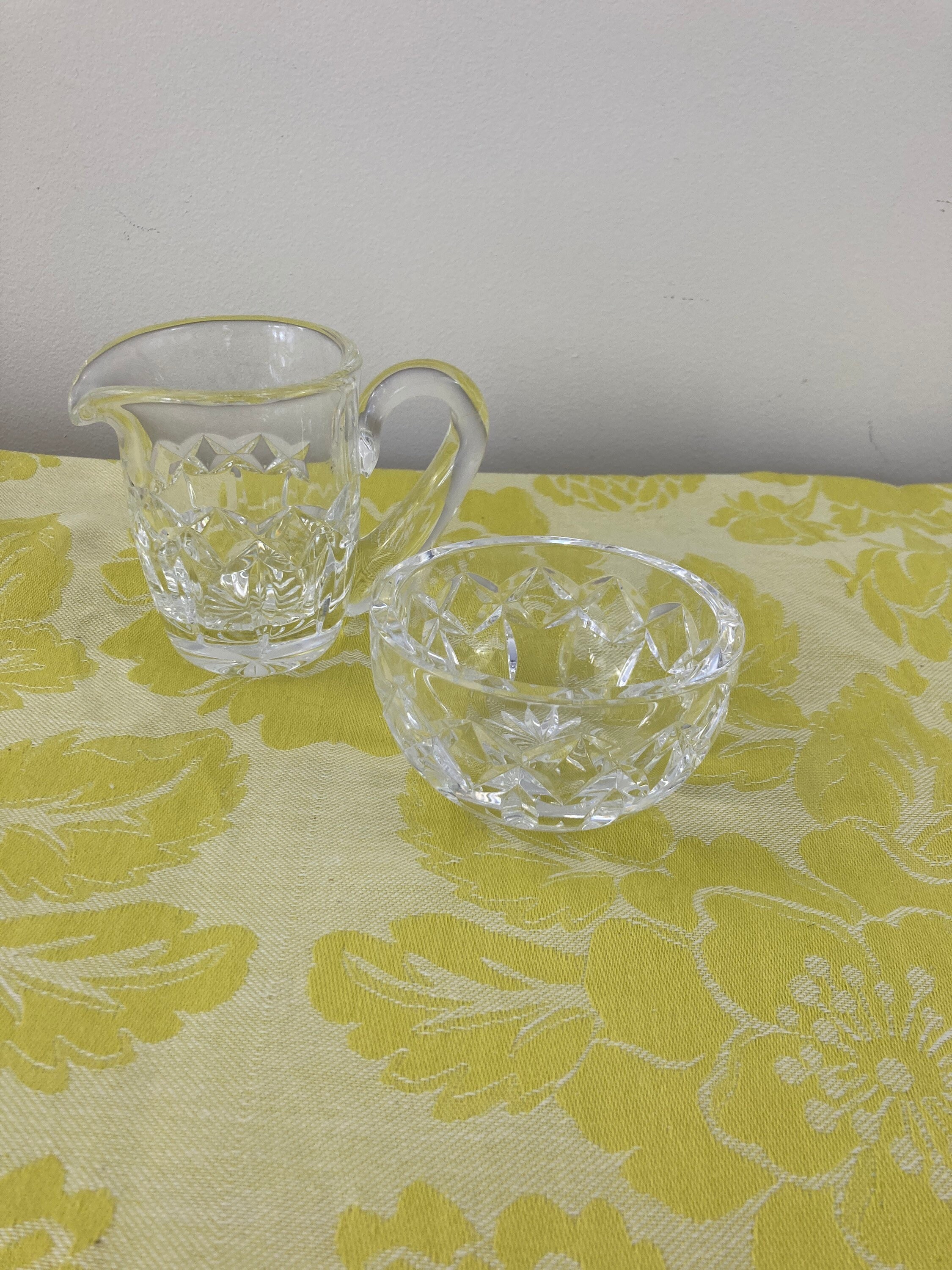 Waterford Creamer and Sugar Bowl Set Etsy