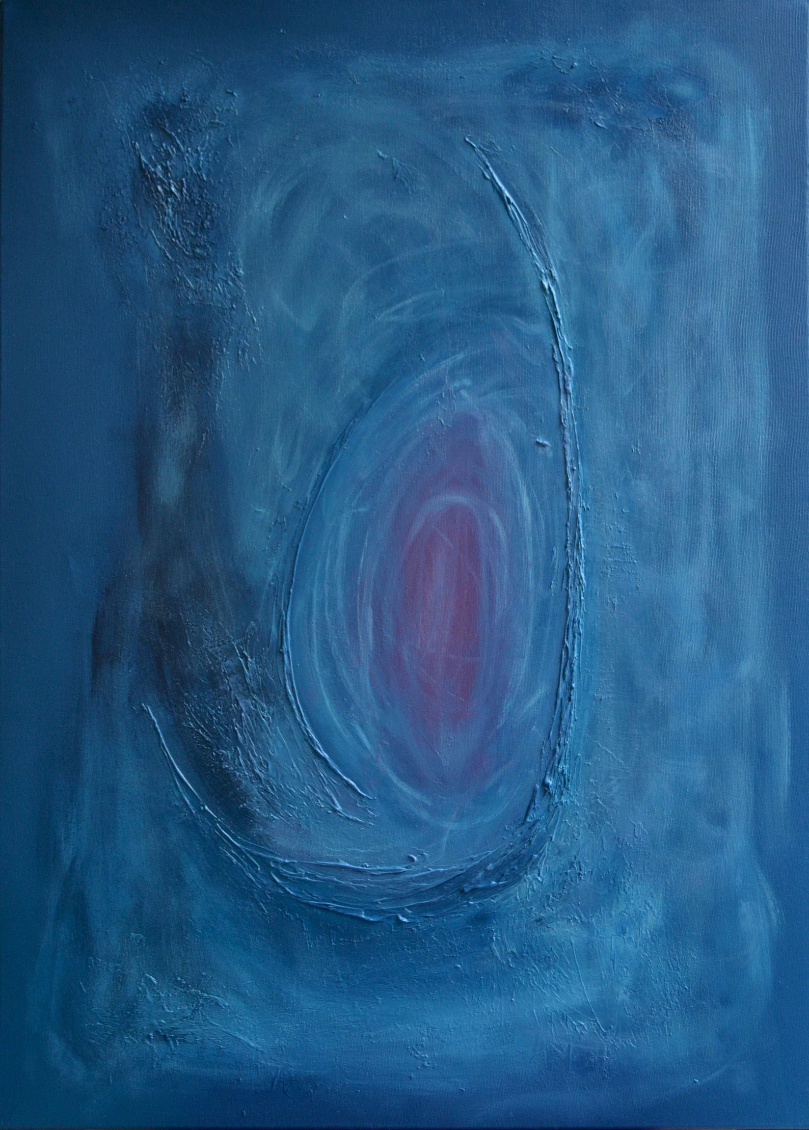 Dark Blue Abstract Painting / Original Acrylic Paintings on Etsy