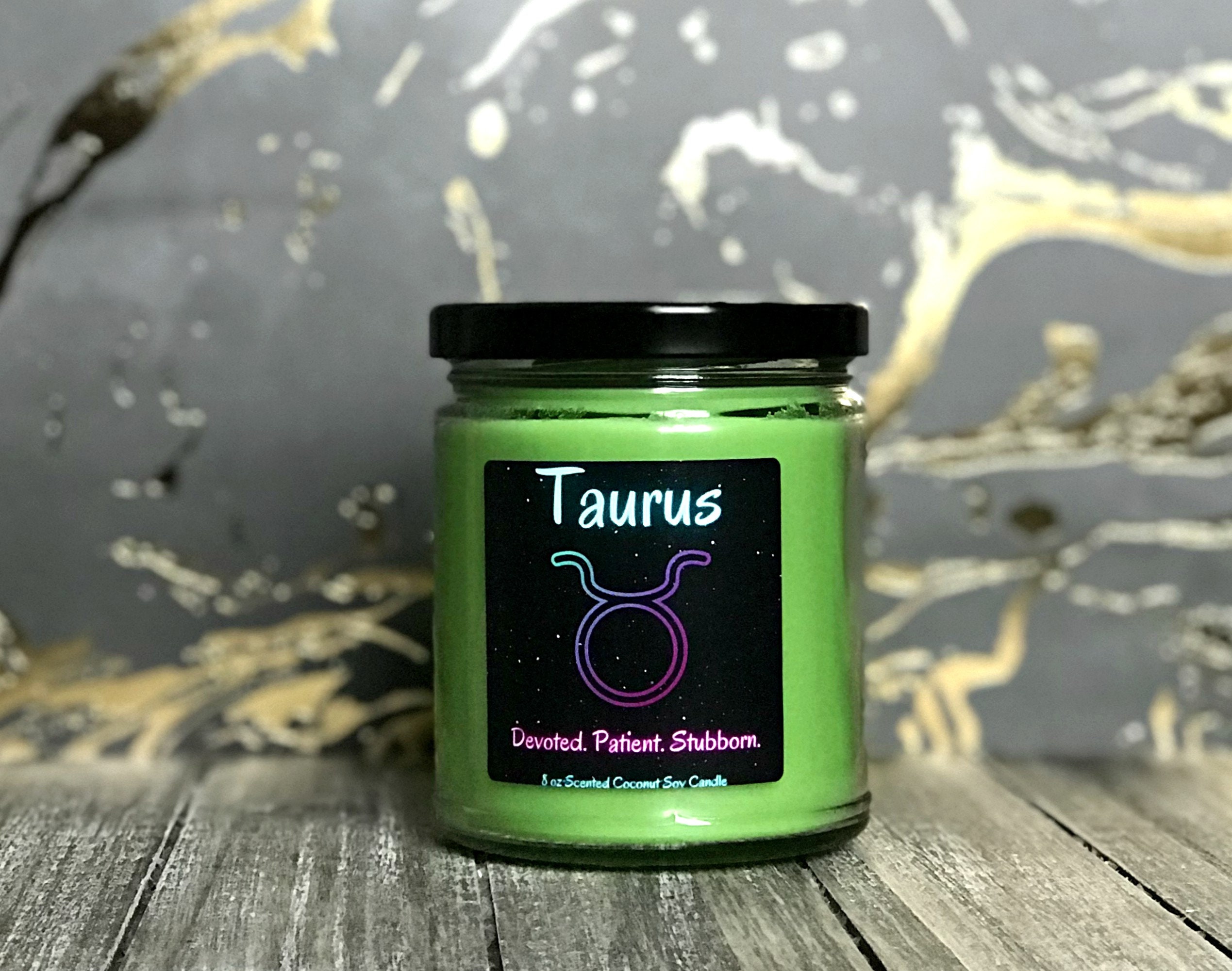Taurus Zodiac Candle Astrology Candle Gift for Friend Etsy