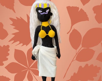 Crochet doll, amigurumi doll, handmade doll, queen Tyr&#39;ahnee doll, stuffed doll, cuddle doll, duck dodgers doll