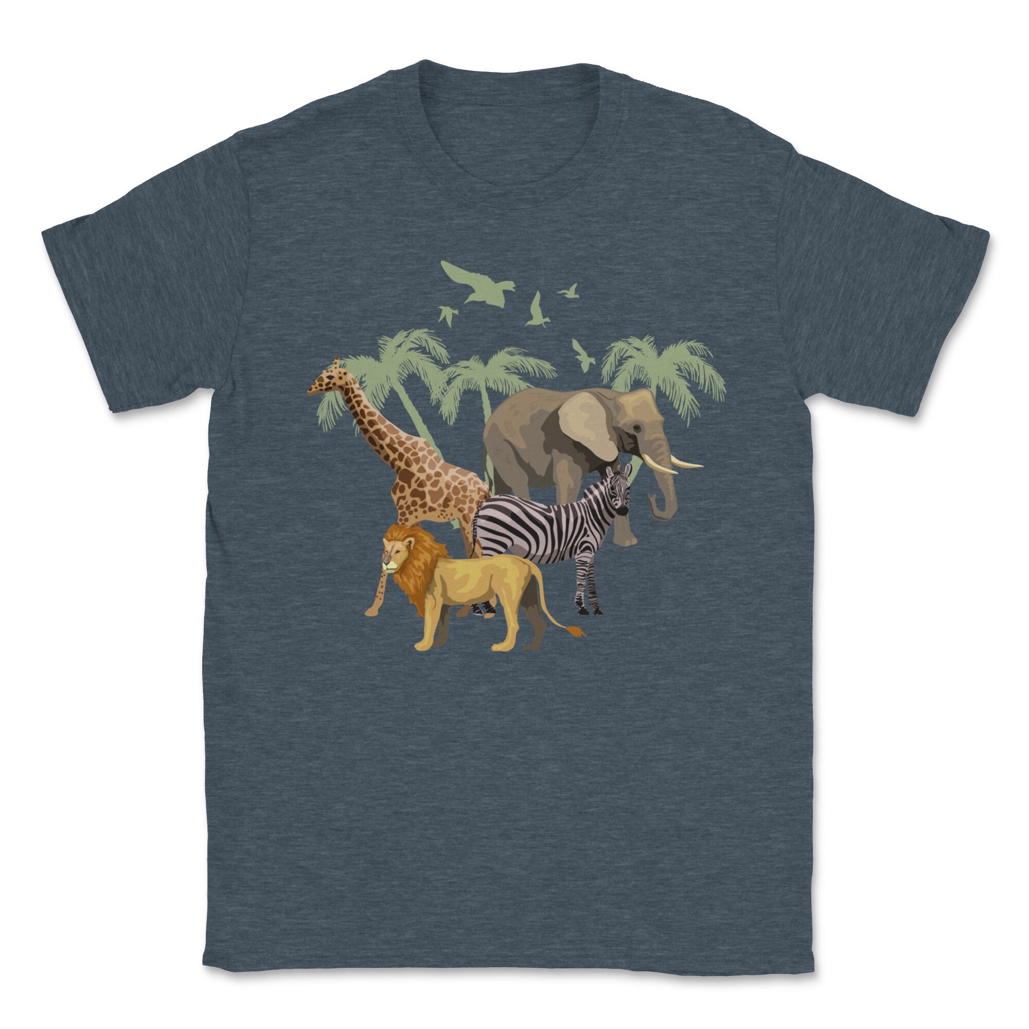 Zoo Animals design Zoo graphic Wildlife Animal Tee Unisex Etsy