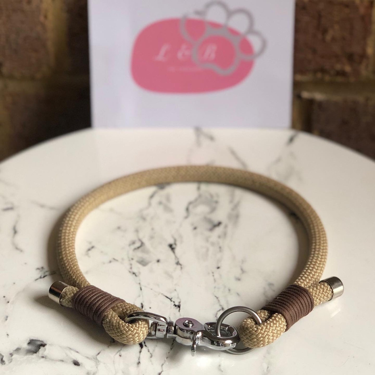 Handmade Rope Dog Collar & Lead Set Etsy