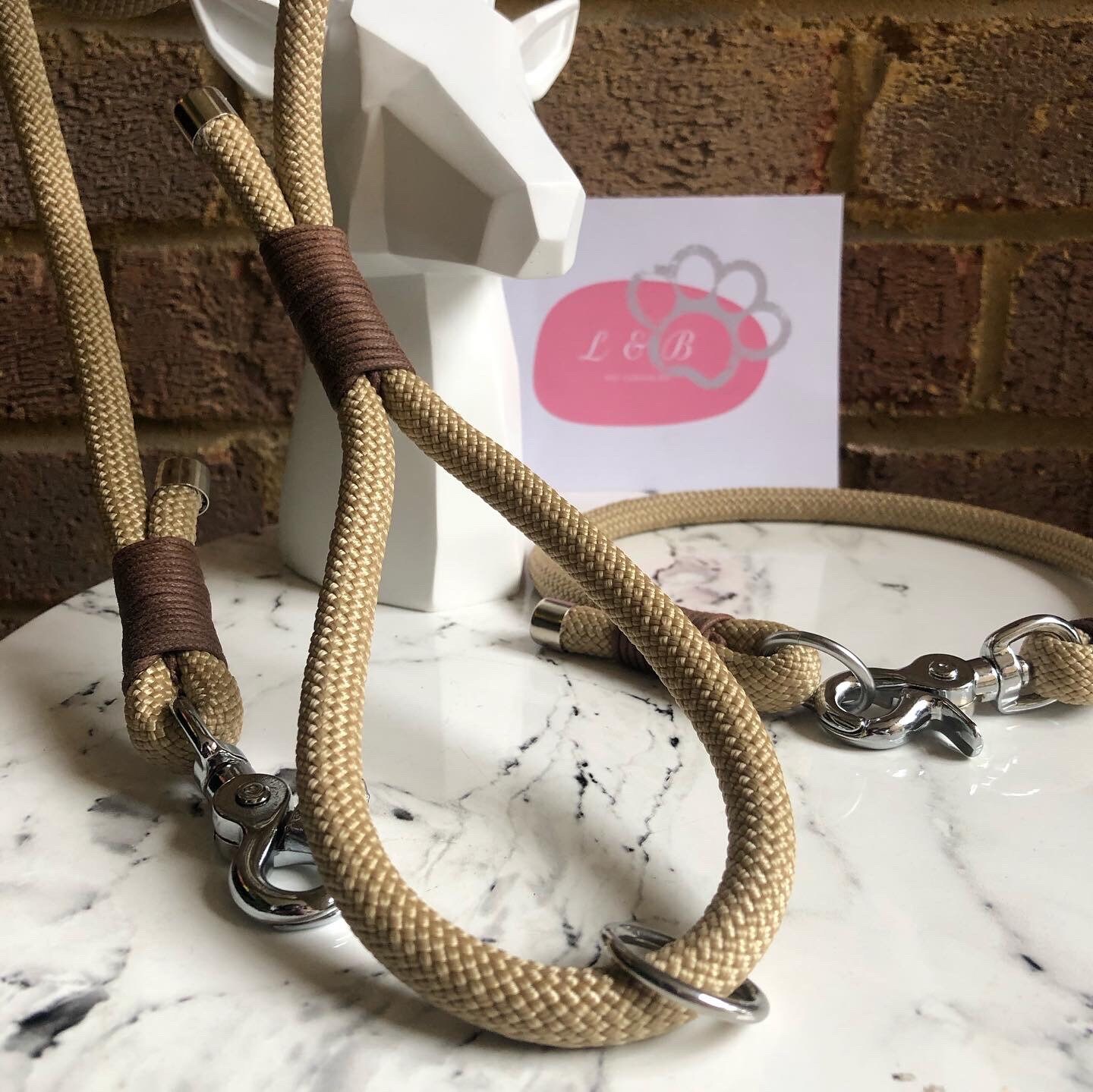 Handmade Rope Dog Collar & Lead Set Etsy