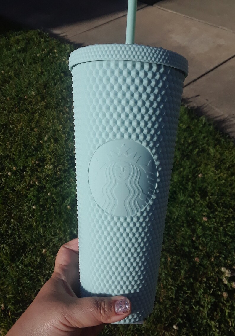 Starbucks OVERSEAS Mint Studded Tumbler Starbucks Mint Korea Etsy
