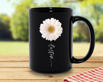 Daisy Coffee Mugs Etsy