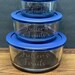 Personalized Name Glass Dish Containers/ Pyrex Glass/ Tupperware ...
