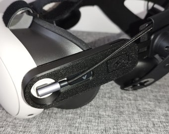 Adapter set for HTC Vive Deluxe Audio Strap and Meta Quest 3 (improved version)