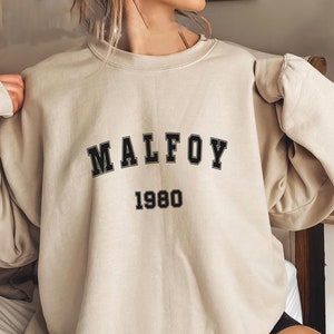 Malfoy 1980 Sweatshirt Draco Malfoy 1980 Sweatshirt Draco - Etsy