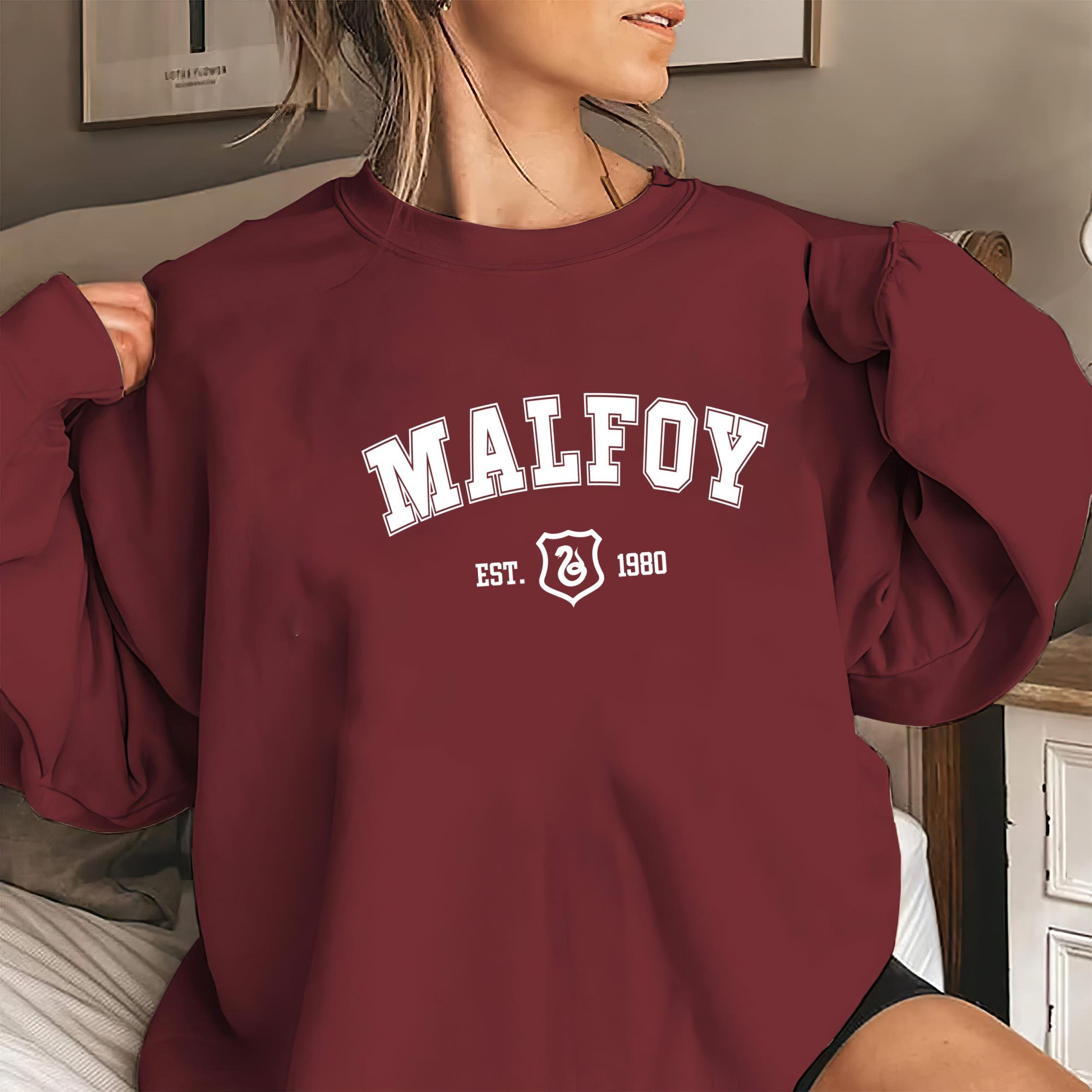 Malfoy Est 1980 Snake Logo Sweatshirt Wizard Sweatshirt | Etsy