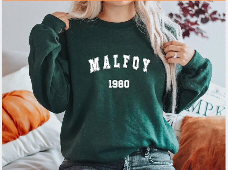 Malfoy 1980 Sweatshirt Draco Malfoy 1980 Sweatshirt Draco - Etsy