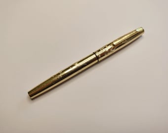 Wuxi Aluminum Golden Fountai Pen Gold? Gold Plated? Nib Chinese pen