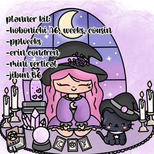 planner kit vari formati - lunar witch