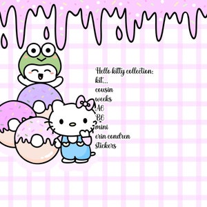 kitty & Pou collection - kit e stickers