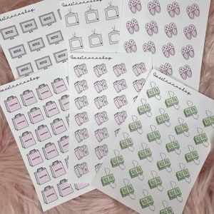stickers funzionali relax e shopping