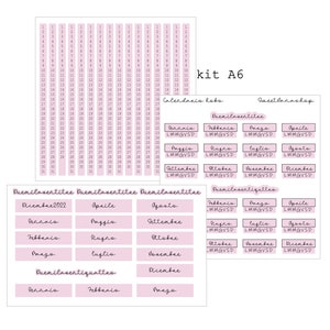 calendario hobonichi A6 2025