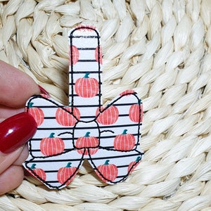 10 diversi modelli di magnetic clip tema halloween-zucca