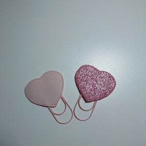 Clip rosa cuore