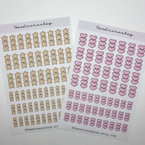 Stickers vari dots-stelline-cuoricini