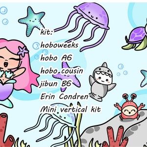 kit & stickers Nanà little mermaid