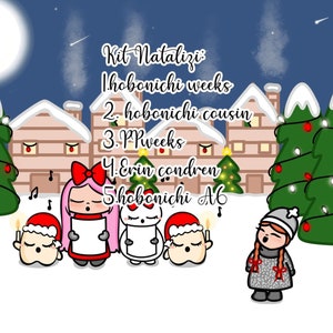Kit settimanale tema Natale