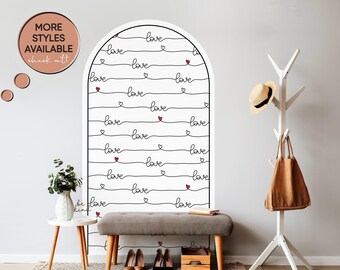 Love Arch Decal, Arch Wall Decal, Arch Wall Sticker, Color Arch Wall Sticker, Wall Art, Arch Sticker, Arch Decal, Removable, PVC Free