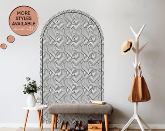 Hearts Arch Decal, Arch Wall Decal, Arch Wall Sticker, Color Arch Wall Sticker, Wall Art, Arch Sticker, Arch Decal, Removable, PVC Free