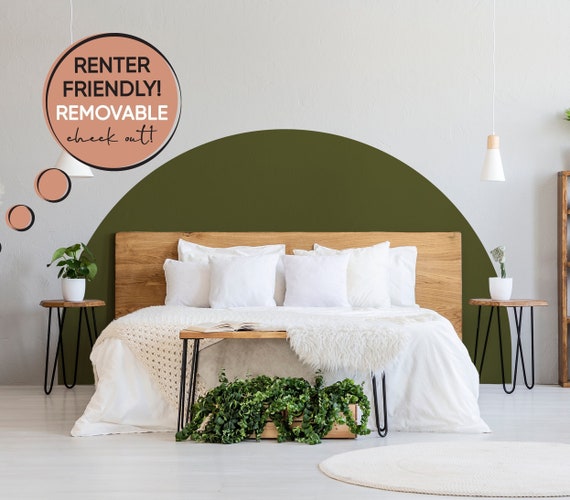 Headboard Bed Arch Sticker Arch Headboard Decal Arch Wall Decal