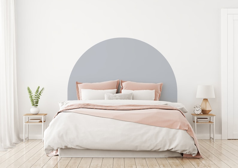 Headboard Bed Arch Sticker Arch Headboard Decal Arch Wall Etsy