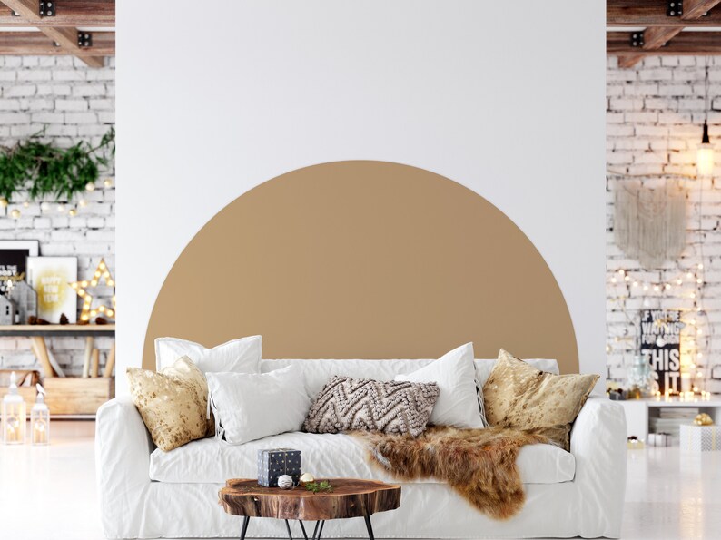 Headboard Bed Arch Sticker Arch Headboard Decal Arch Wall Etsy