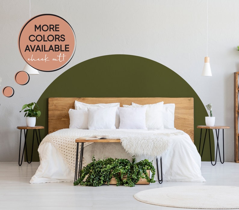 Headboard Bed Arch Sticker Arch Headboard Decal Arch Wall Etsy UK