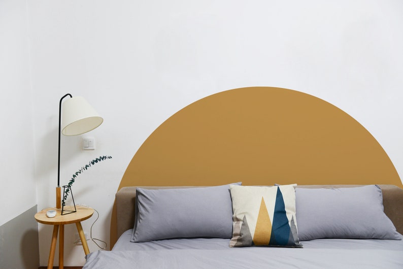 Headboard Bed Arch Sticker Arch Headboard Decal Arch Wall Etsy
