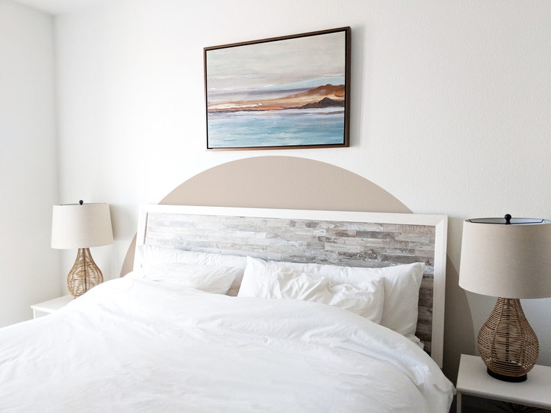 Arch Headboard Decal Headboard Bed Arch Sticker Arch Wall Etsy Canada