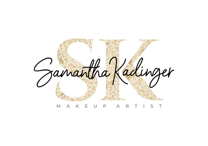 Custom business logo for your shop. Makeup Artist Logo, Boutique Logo Design, Signature Logo, Beauty Bar Logo, Handwritten Font Logo 