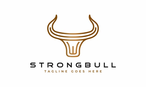 Logotipo de toro logotipo de cabeza de toro ropa deportes - Etsy España