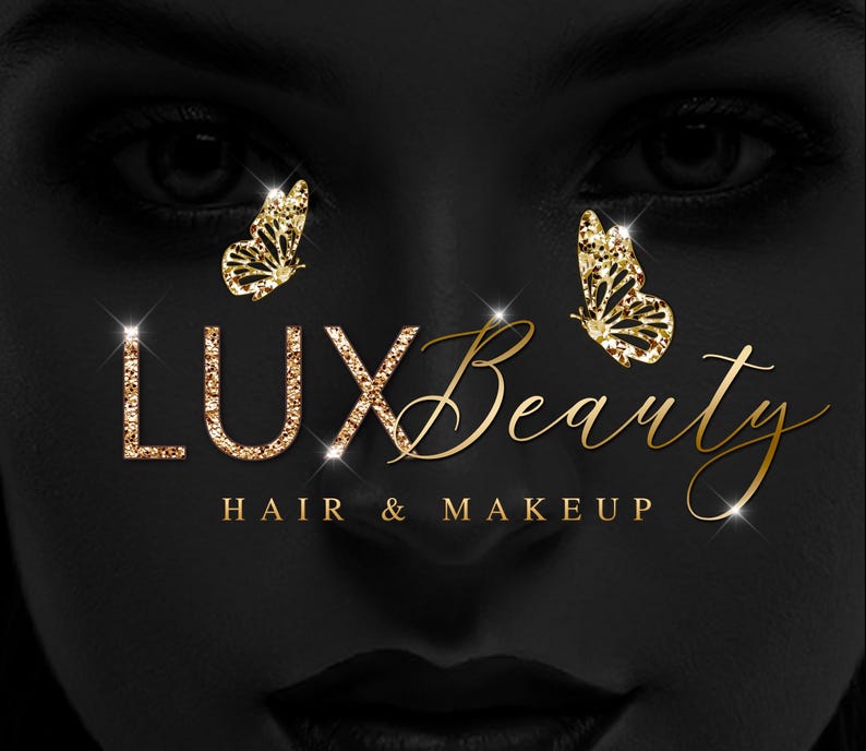 Gold Logo, Beauty Logo, Pink Logo, Corjl Logo, Editable Logo, DIY Logo, Makeup Logo, Hair Logo, Nails Logo, Lash Logo, Glitter Logo, Sparkle Logo, Butterfly Logo, Brows Logo, Braids Logo, Salon Logo, Boutique Logo, Luxury Logo, Neon Logo, Silk Background, Pink Silk Logo, Instagram Logo, Logo for Instagram, Beauty Clinic Logo, Beauty Treatments Logo, Aesthetics Logo, Esthetics Logo, Esthetician Logo, Gold Pink Logo, Gold Black Logo