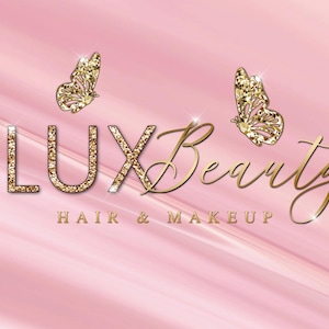 Logotipo dourado, logotipo de beleza, logotipo rosa, logotipo com glitter, logotipo editável, logotipo faça você mesmo, logotipo de maquiagem, logotipo de cabelo, logotipo de unhas, logotipo de cílios, logotipo de brilho