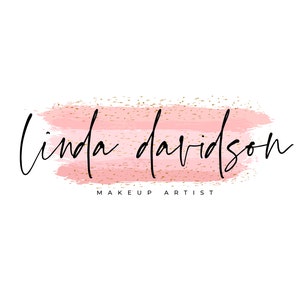 Beauty Logo, Make-up Artist Logo, Boutique-Logo, Signatur-Logo, Aquarell-Logo, Benutzerdefiniertes Logo-Design, Haar-Logo, Kosmetik-Logo, rosa Logo