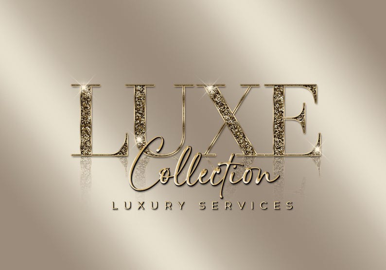 Beauty Logo, Gold Logo, Glitter Logo, Chrome Logo, Sparkle Logo, Beige Logo, Luxury Logo, Makeup Logo, Hair Logo,  Boutique Logo, Lash Logo, Nails Logo, Brows Logo, Gold Black Logo, Cosmetics Logo, Salon Logo, Aesthetics Logo, Skincare Logo
