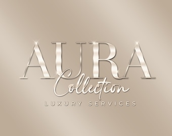 Gold Logo, Beauty Logo, Silver Logo, Glitter Logo, Sparkle Logo, Makeup Logo, Hair Logo, Luxury Logo, Nails Logo, Boutique Logo, Lash Logo