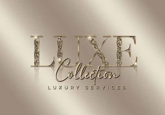 Gold Logo, Beauty Logo, Glitter Logo, Sparkle Logo, Makeup Logo, Hair Logo, Luxury Logo, Nails Logo, Boutique Logo, Lash Logo, Business Logo